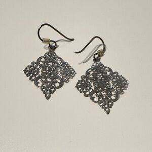 Elegant Silver Filigree Earrings